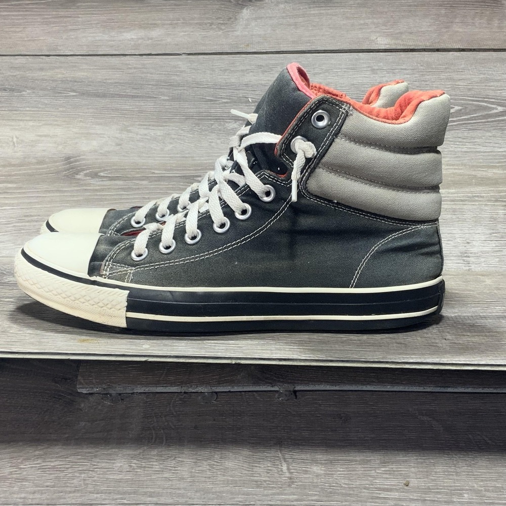 Converse‎ Chuck Taylor All Star Mens Size 8 Black High Top Stacked Skate Shoes